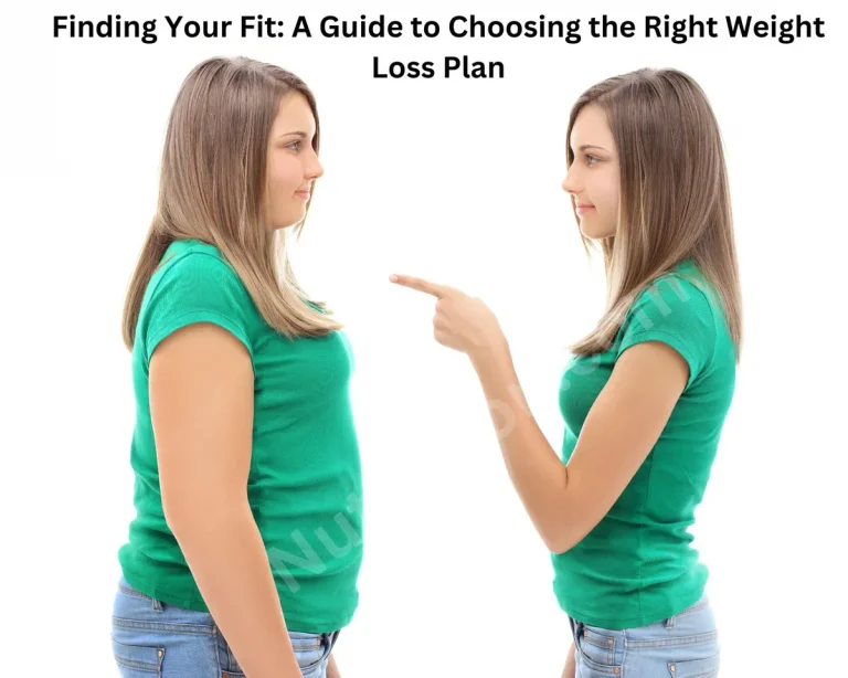 Finding Your Fit: A Guide to Choosing the Right Weight Loss Plan
